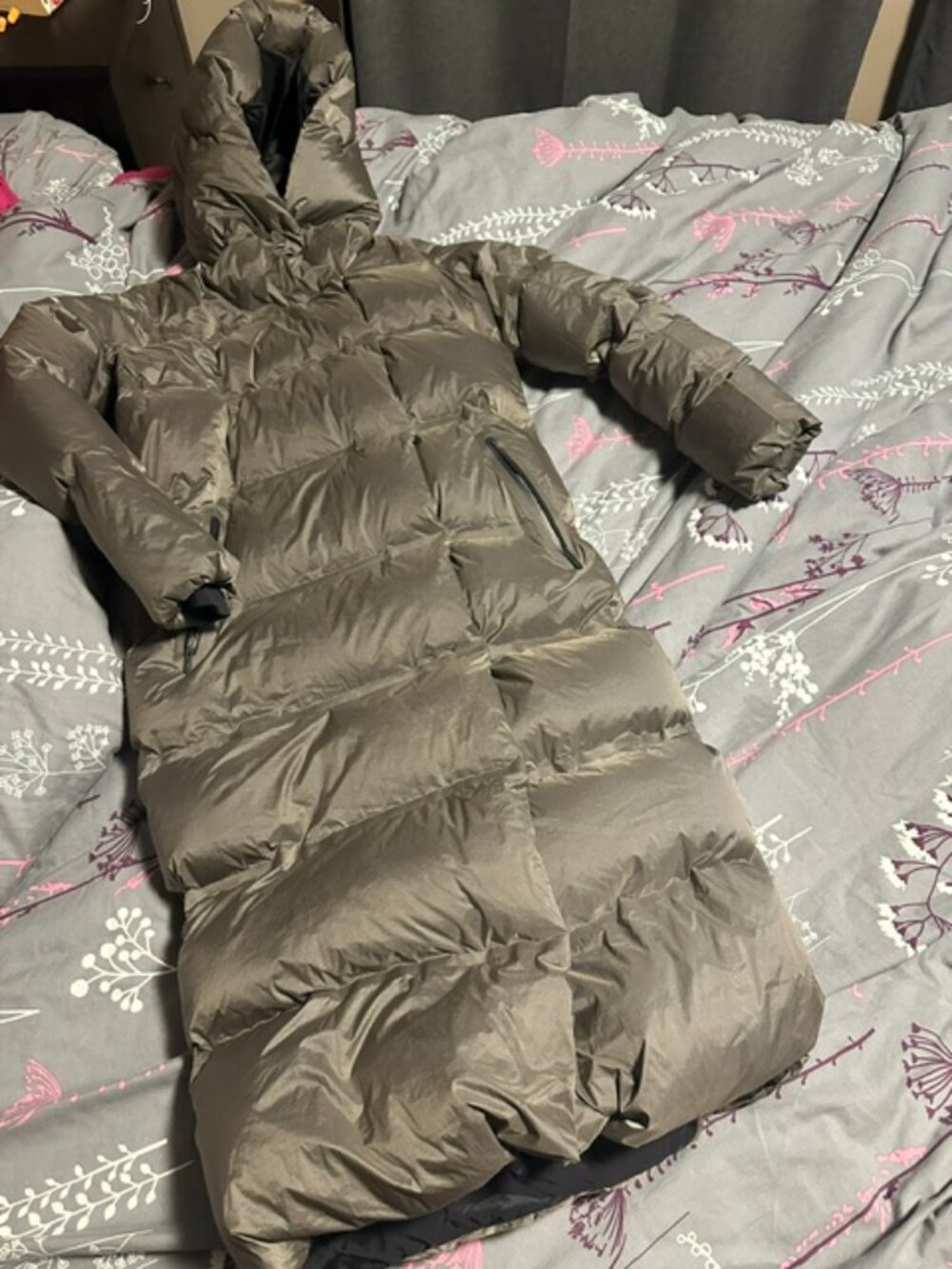 Lululemon Size 2 Cloudscape long down waterproof parka